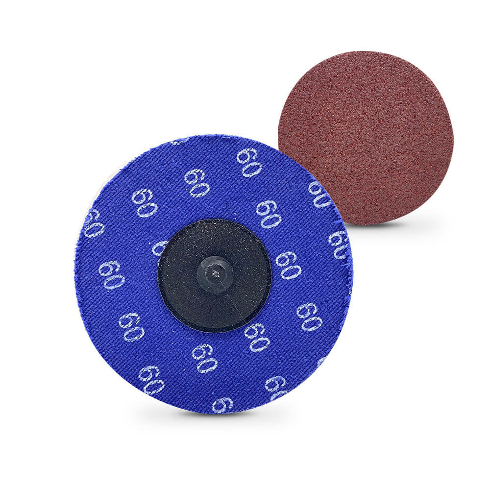 INARRD5060 - 50mm 60 Grit Aluminium Oxide Roloc Style Sanding Disc, 50 Pcs